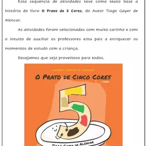 Imagem de capa para o Ebook Sequência de atividades para Educação Infantil