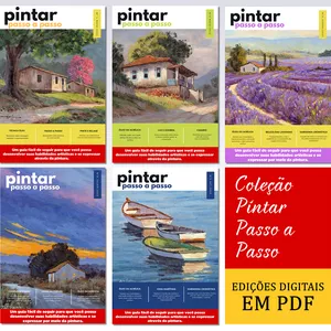 Imagem de capa para o Ebook Kit Revistas Pintar Passo a Passo Números 1, 2, 3, 4 e 5 PDF