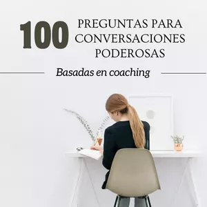Imagen de portada para Ebook 100 preguntas para conversaciones poderosas basadas en coaching