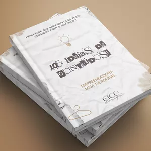 Imagem de capa para o Ebook 105 IDEIAS DE CONTEÚDOS PARA LOJAS DE ROUPAS!