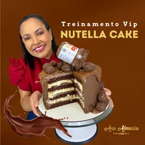 Imagem de capa para o Curso online TREINAMENTO VIP - NUTELLA CAKE 