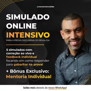 Imagem de capa para o Curso online Simulado Online Intensivo - Discursiva Revalida 
