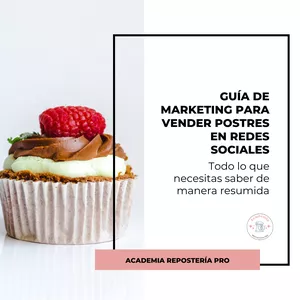 Imagen de portada para Ebook Guía de Marketing para Vender Postres en Redes Sociales