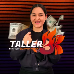 Imagen de portada para Curso online Taller 3K: Cómo logré $ 3.000 con un e-book