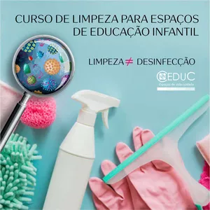 Imagem principal do produto CURSO DE LIMPEZA PARA ESPAÇOS DE EDUCAÇÃO INFANTIL