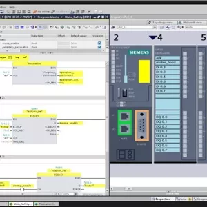 Cover image for Online course Siemens Tia Portal PLC Programming and Simulation ( 3 ) with English,Spanish,Portuguese,Arabic,Italian and Other Subtitles
