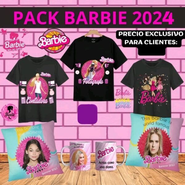 Mega Pack 190 Barbie Designs