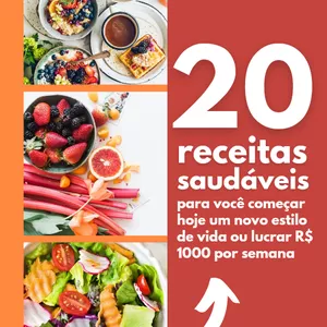 Imagem de capa para o Ebook Lucre R$ 1000 com marmitas fitness