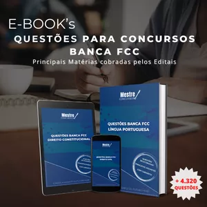 Imagem de capa para o Ebook Questões para Concursos - Banca FCC