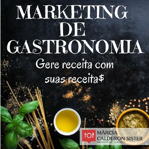 Imagem do curso MARKETING DE GASTRONOMIA - Gere receita com suas receita$
