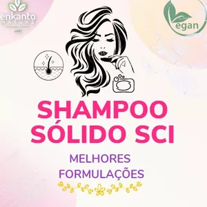 Imagem de capa para o Ebook Guia Shampoo Sólido Natural + Bônus Exclusivos