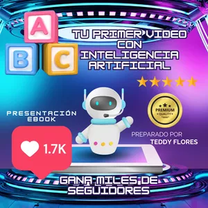 Imagen de portada para Ebook ABC para tu primer video con Inteligencia Artificial 