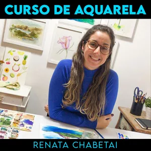 Imagem principal do produto Curso de Aquarela Renata Chabetai