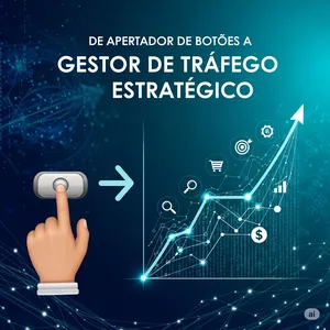 Imagem de capa para o Ebook Gestor de Tráfego Pago - Estratégico