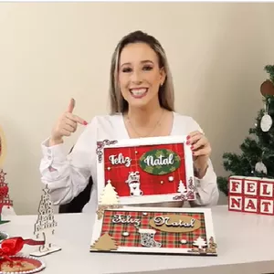 Imagem de capa para o Curso online Peças Decorativas de Natal em MDF