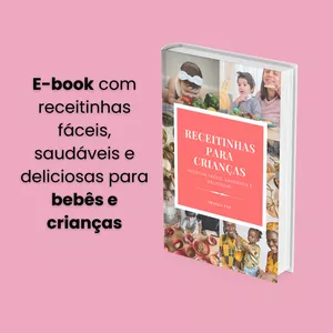 Imagem de capa para o Ebook Receitinhas para crianças