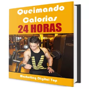 Imagem de capa para o Ebook Queimando Calorias 24 Horas | Método Científico para Acelerar o Metabolismo + Plano de Ação Prático