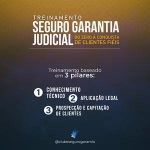 Imagem de capa para o Evento online Seguro Garantia Judicial do Zero à conquista de novos clientes