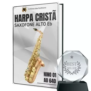 Imagem de capa para o Ebook HARPA CRISTÃ PDF SAXOFONE ALTO Eb Capa Light