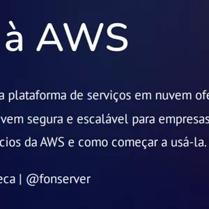 Imagem de capa para o Ebook Introdução a AWS