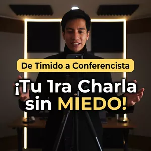 Imagen de portada para Curso online De Timido a Conferencista Seguro -  Tu 1ra charla sin Miedo"