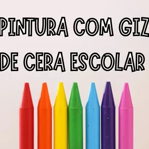 Imagem de capa para o Curso online CURSO DE PINTURA COM GIZ DE CERA ESCOLAR