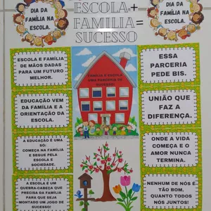 Imagem de capa para o Ebook Painel dia da Família na Escola 🏫