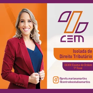 Imagem de capa para o Curso online Isolada de Direito Tributário - 1ª Fase Exame de Ordem 