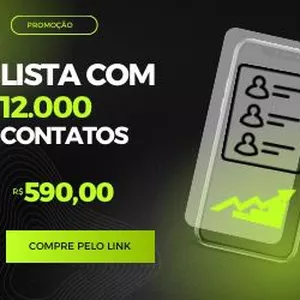 Lista de 12.000 contatos para aumentar suas vendas!