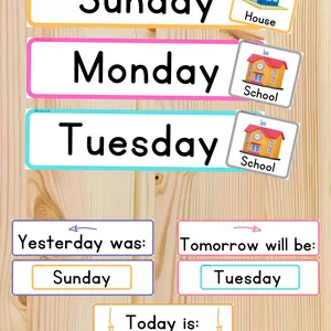 Cover image for Online course Days of the Week | Class Flashcards 