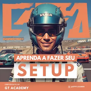 Imagem de capa para o Ebook Aprenda TUDO sobre SETUP dos carros para o Gran Turismo 7 - PlayStation