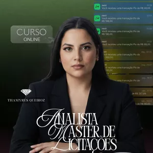 Imagem do curso ANALISTA MASTER DE LICITAÇÕES | DO ZERO AOS 30K MENSAIS.