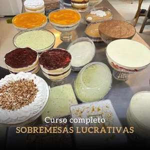 Imagem de capa para o Curso online Sobremesas lucrativas