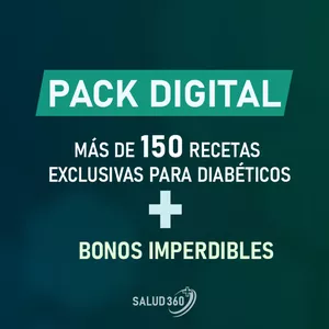 Imagen de portada para Curso online PACK DIGITAL – MÁS DE 150 RECETAS EXCLUSIVAS PARA DIABÉTICOS + BONOS IMPERDIBLES