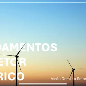 Imagem de capa para o Ebook Curso de Energia Eólica - Módulo 1 - Fundamentos do Setor Elétrico Brasileiro