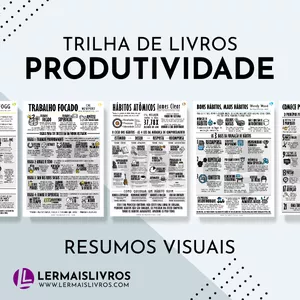 Imagem de capa para o Curso online Resumos Visuais - Melhores livros de PRODUTIVIDADE