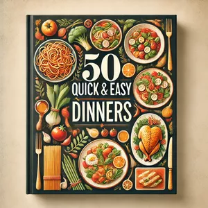 Cover image for Ebook 50 quick and easy dinners