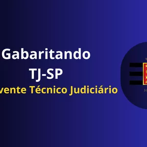 Imagem de capa para o Curso online Gabaritando Escrevente do TJ-SP 2025