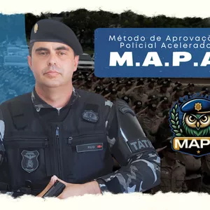 Imagem do curso MAPA Carreiras Policiais - Método de Aprovação Policial acelerada