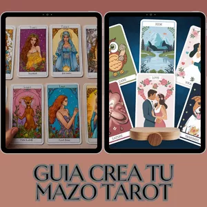 Imagen de portada para Ebook GUIA APRENDE A CREAR TU MAZO TAROT
