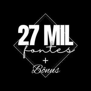 Imagem de capa para o Curso online Pacote com 27 Mil Fontes + Bônus
