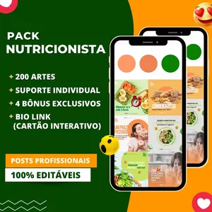 Imagem de capa para o Ebook Pack Nutricionista