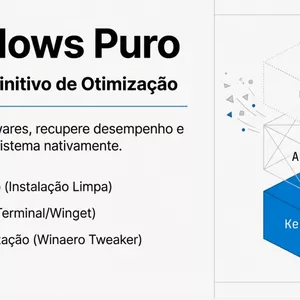 Imagem de capa para o Ebook Bloatware no Windows: Remova Com Segurança e Ganhe Desempenho e Espaço