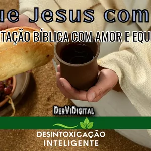 Imagem de capa para o Curso online “O que Jesus comeria” — Alimentação Bíblica com Amor e Equilíbrio