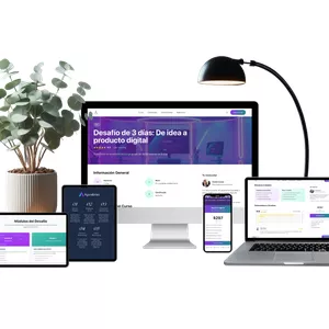 Imagen de portada para Curso online Desafío de 3 días: de idea a producto digital
