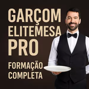 Imagem do curso Garçom EliteMesa Pro – Formação Completa 