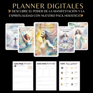 Imagen de portada para Ebook Planner Digitales ✨ Pack Místico: Transformación Espiritual y Bienestar ✨