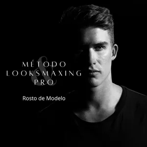 Imagem de capa para o Ebook Método Looksmaxing PRO - Rosto de Modelo