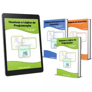 Imagem de capa para o Ebook EBOOK - Técnicas e Lógica de Programação Direto ao Ponto- Narrativa / Fluxograma / Pseudocódigo 