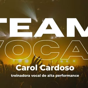 Imagem do curso Team Vocal Carol Cardoso 